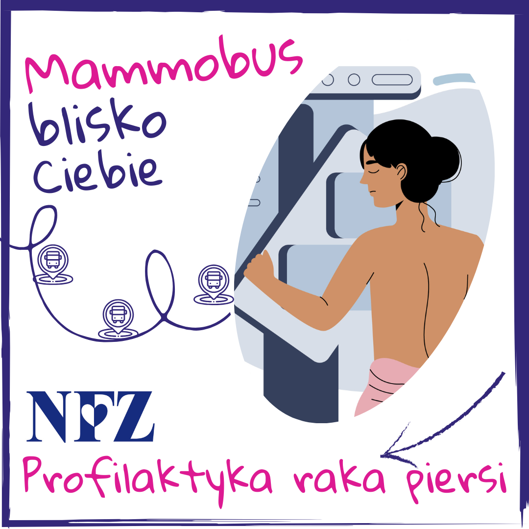 Harmonogram postoju mammobusów K-P OW NFZ w Bydgoszczy