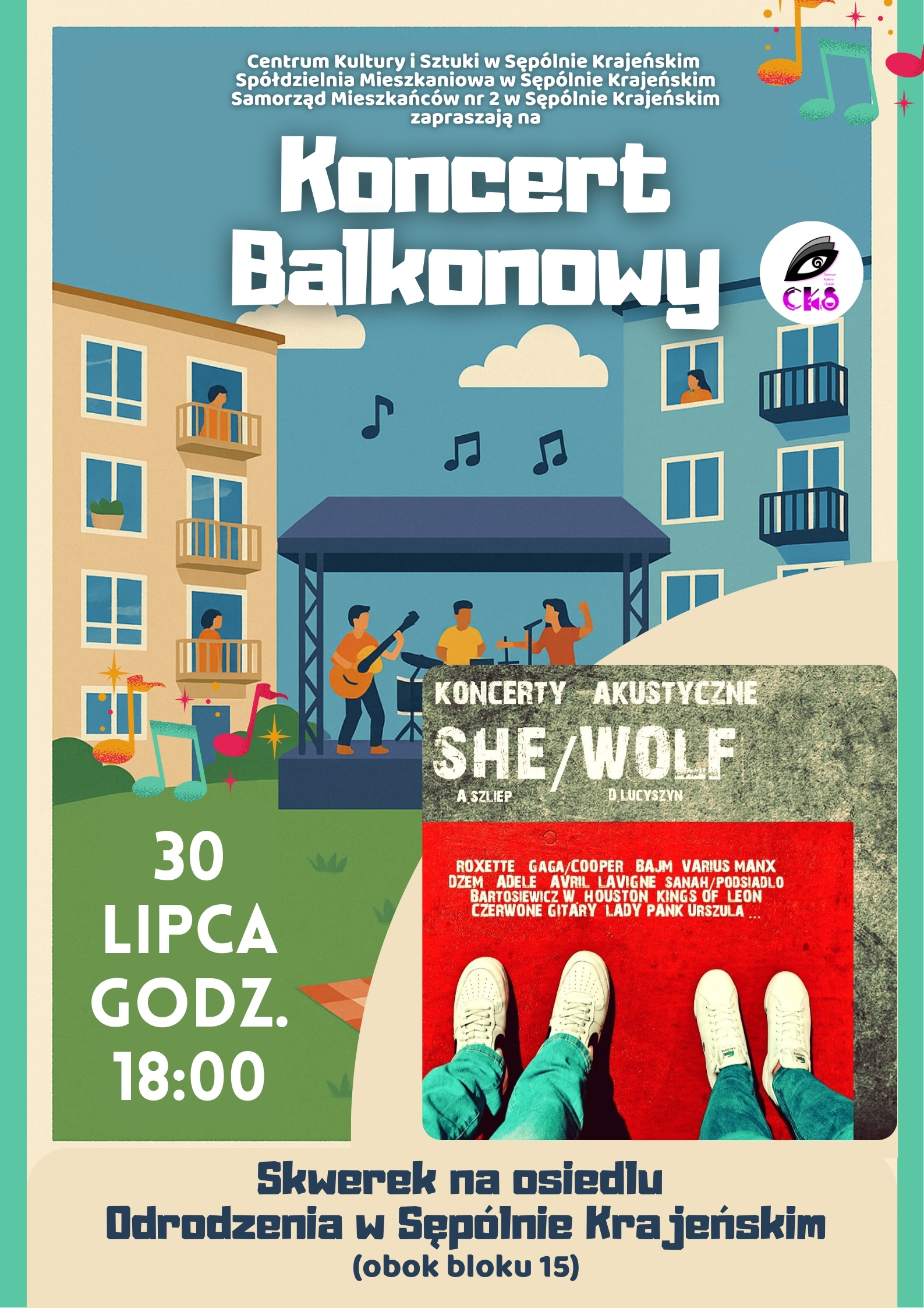Między dźwiękami i balkonami – koncert balkonowy