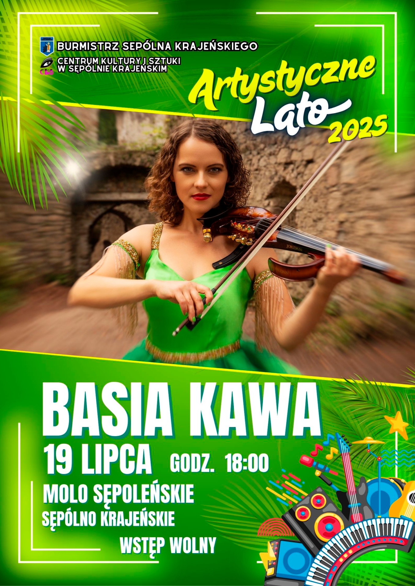 Basia Kawa zagra na sępoleńskim molo!