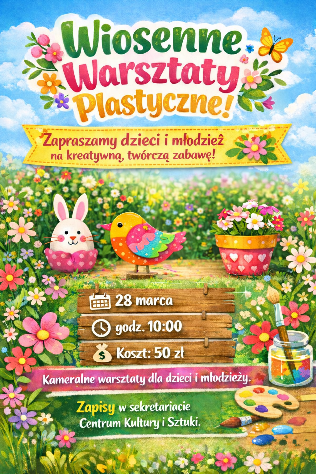 Wiosna to czas kolorów, świeżej energii i kreatywności! Wiosna to czas kolorów, świeżej energii i kreatywności!