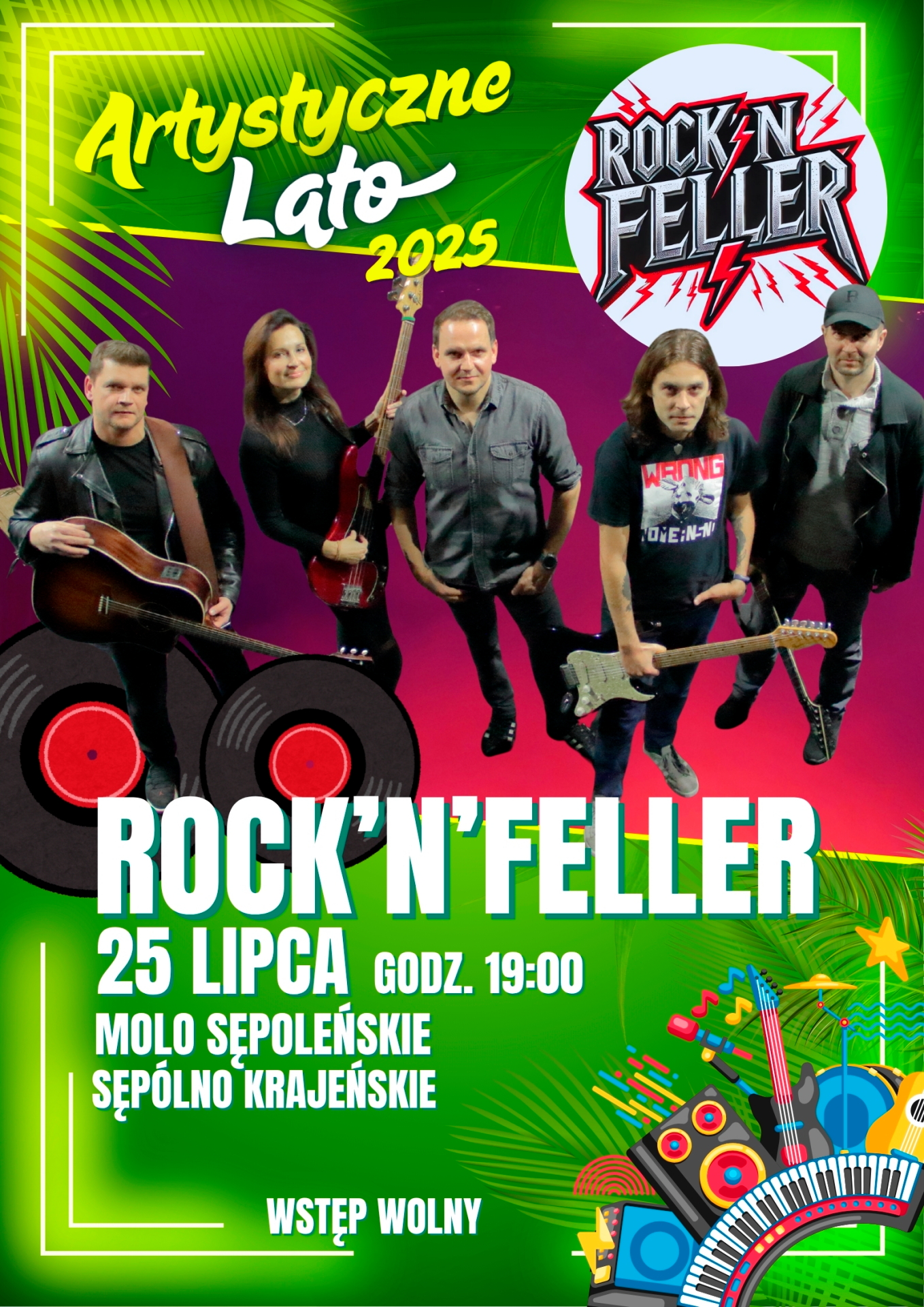 Rock’n’feller zagra na sępoleńskim molo!