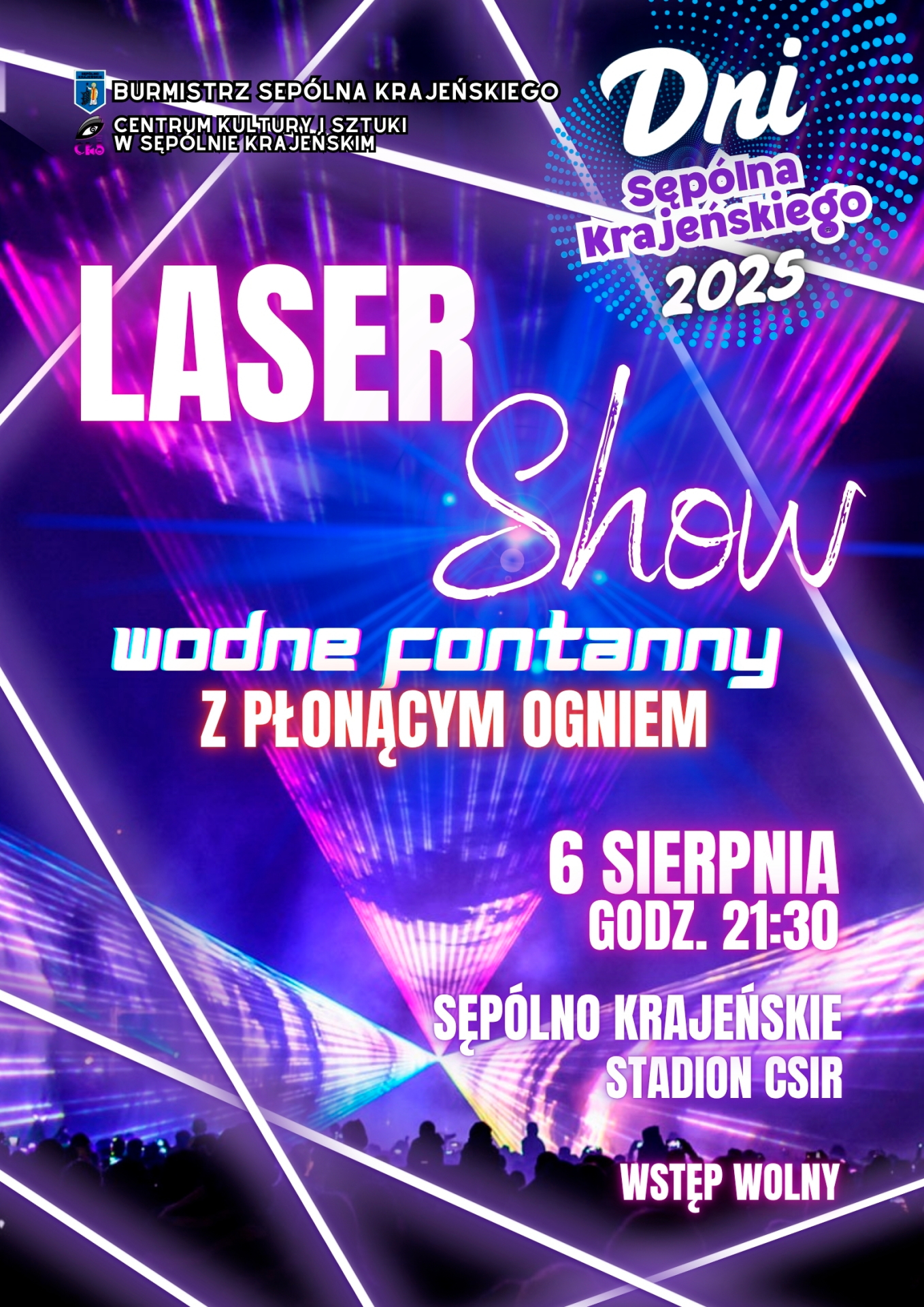 Kolorowy zawrót głowy! Laser show i fontanny z płonącym ogniem 