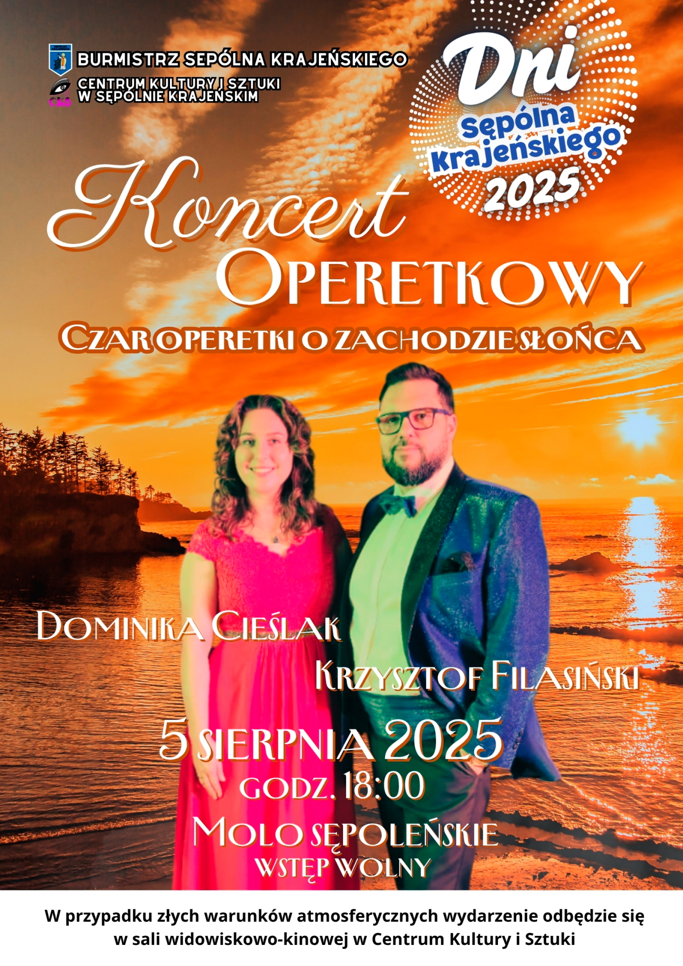 Czar operetki o zachodzie słońca – koncert operetkowy