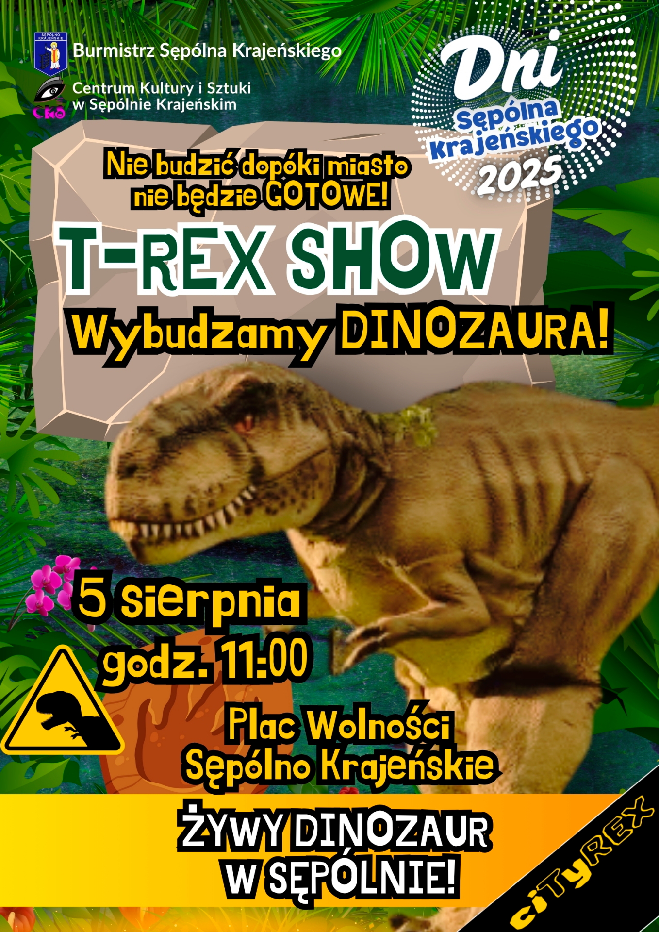 Nie budzić dopóki miasto nie będzie gotowe! Wybudzamy dinozaura!