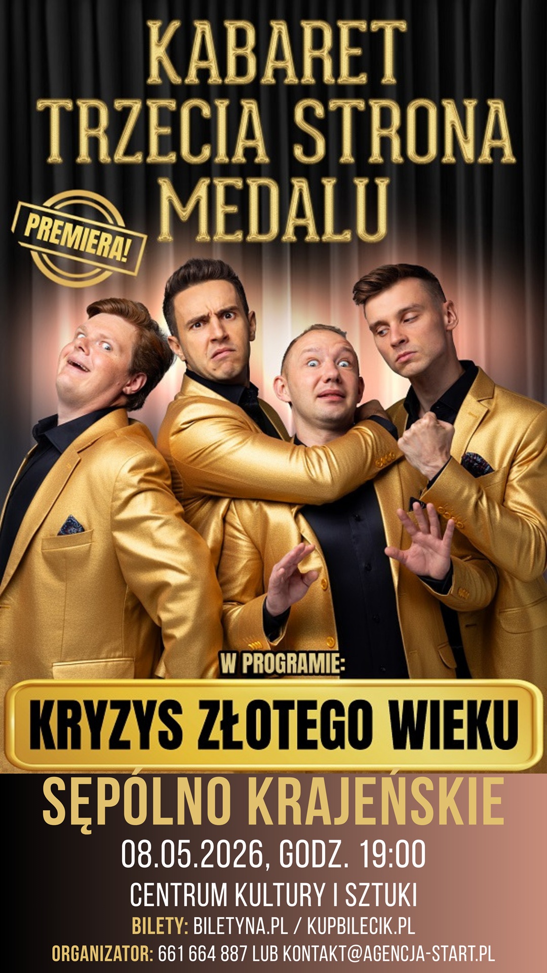 Kabaret Trzecia Strona Medalu w Sępólnie Krajeńskim Kabaret Trzecia Strona Medalu w Sępólnie Krajeńskim